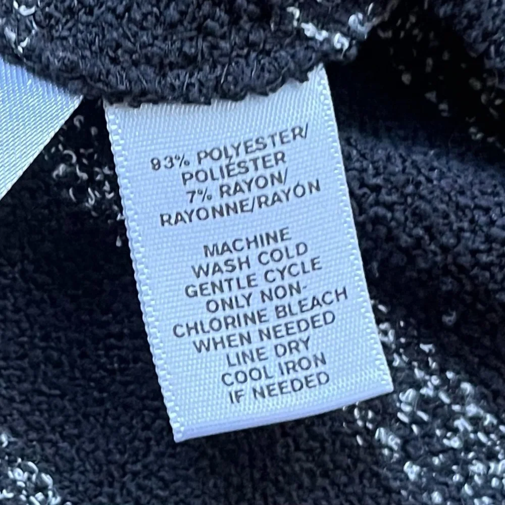 Lou & Grey Women’s Black White Striped Pullover Sweater - Size XS - EUC - Picture 4 of 6